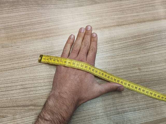 Größentabelle Handschuhe